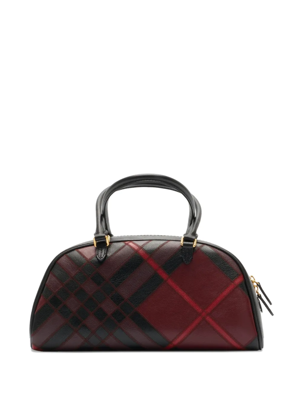 Burberry medium check-pattern tote bag Rood