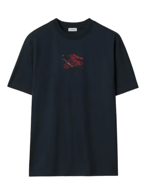 Burberry embroidered cotton T-shirt