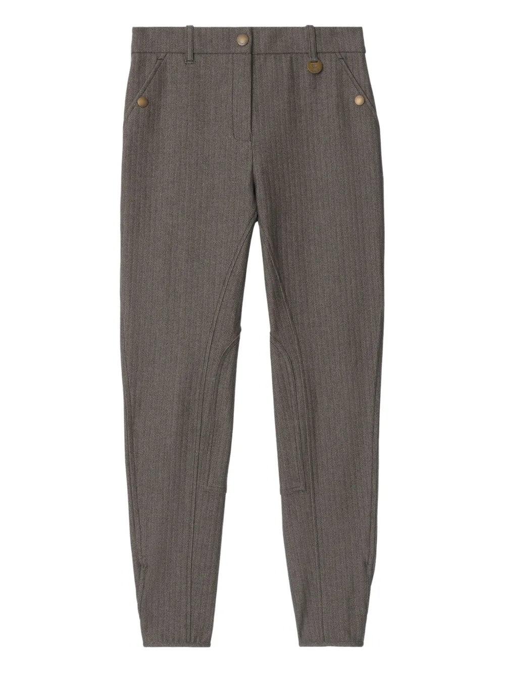 Burberry logo-detail trousers | Brown | Image 1