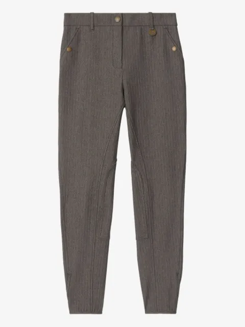 Burberry pantalones con detalle del logo