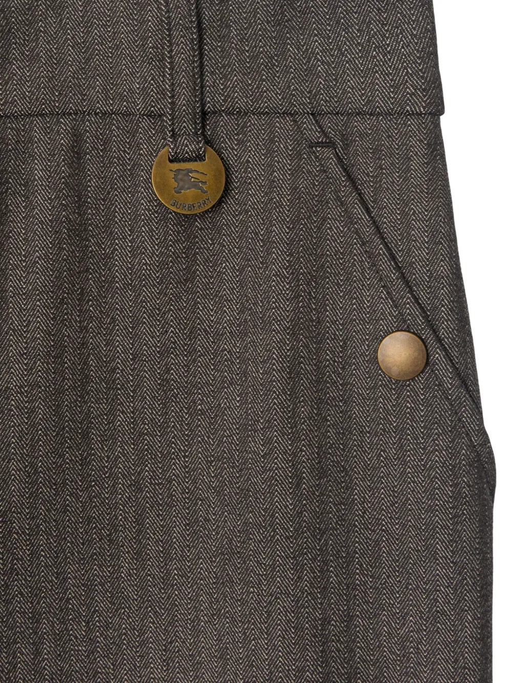 Burberry Broek met toelopende pijpen - Bruin