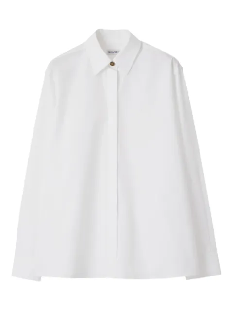Burberry oversized cotton poplin shirt