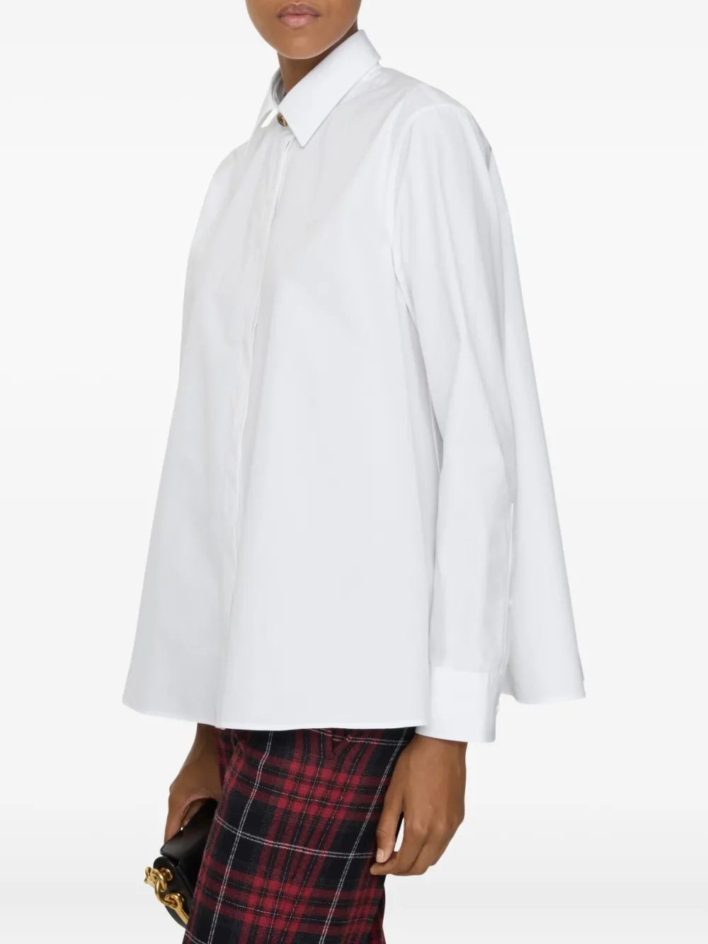 Burberry Oversized blouse Wit