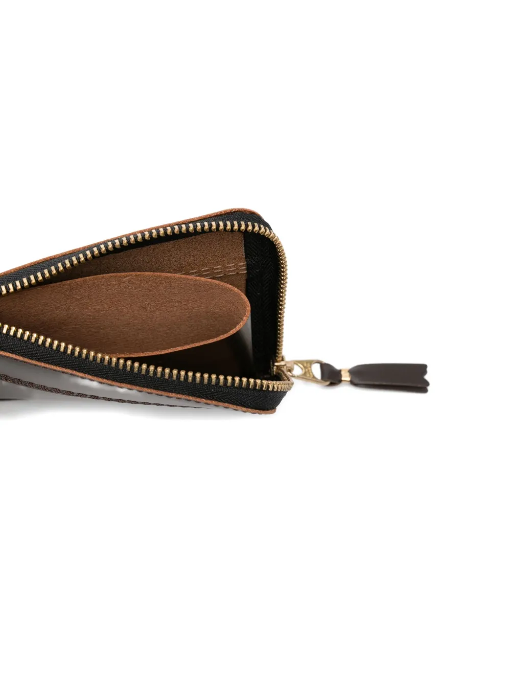 Comme Des Garçons Wallet Leren portemonnee Bruin