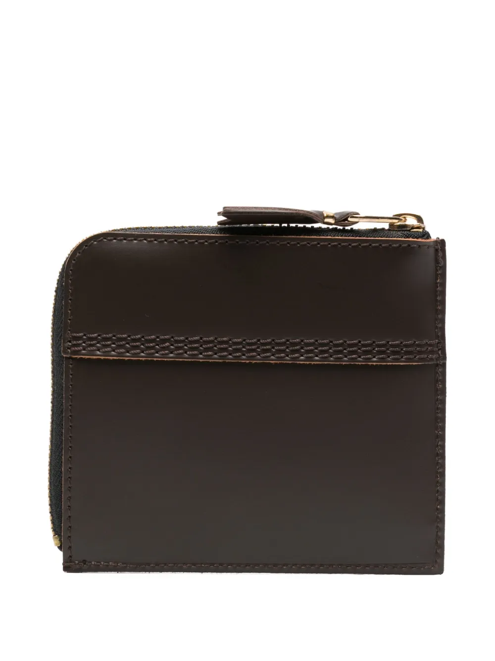 Comme Des Garçons Wallet Leren portemonnee Bruin