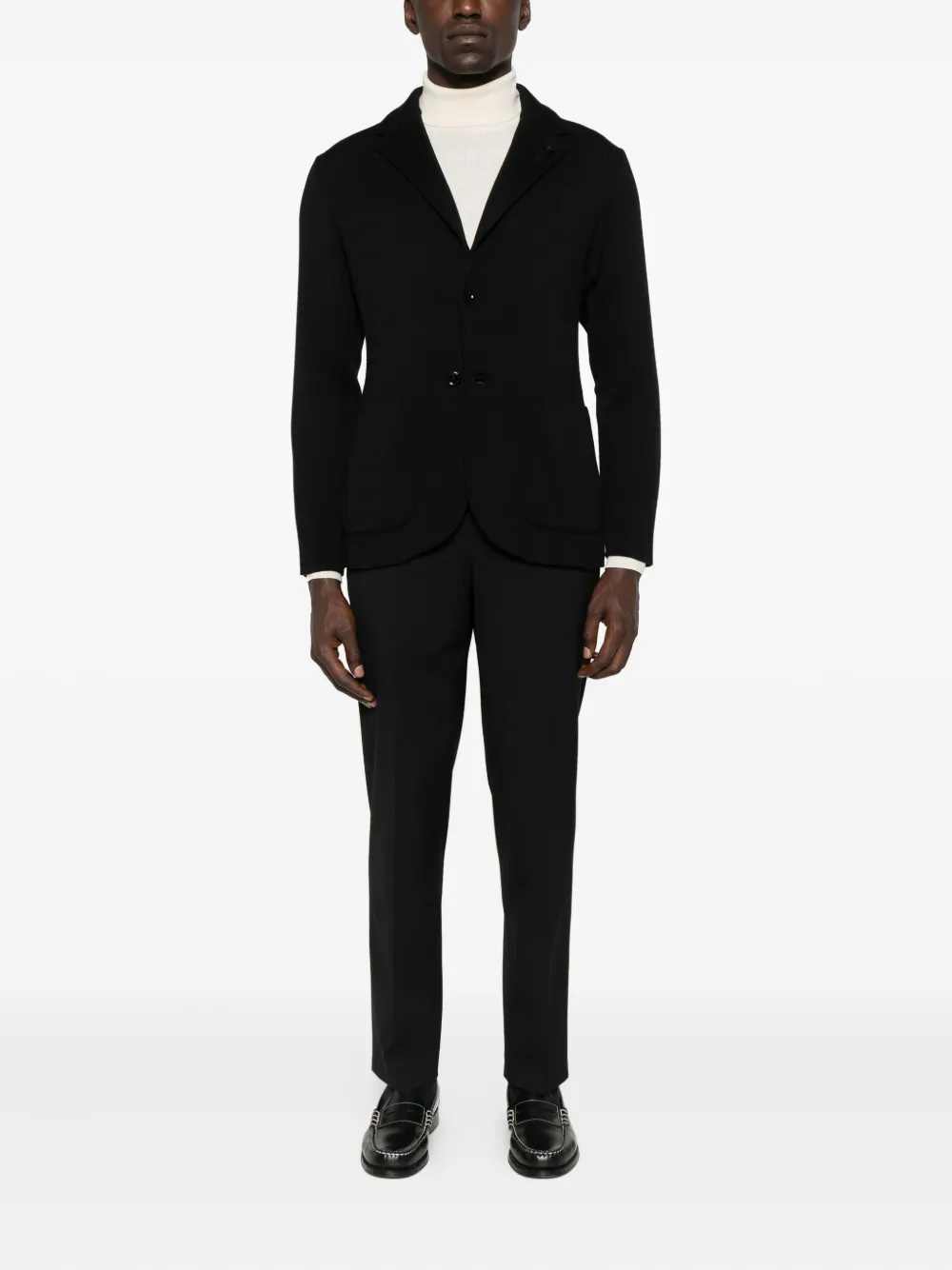 PT Torino tapered trousers - Zwart