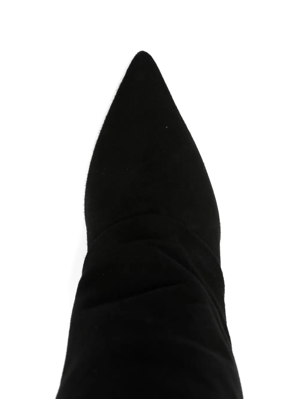 The Seller 90mm folded-cuff wedge boots Black