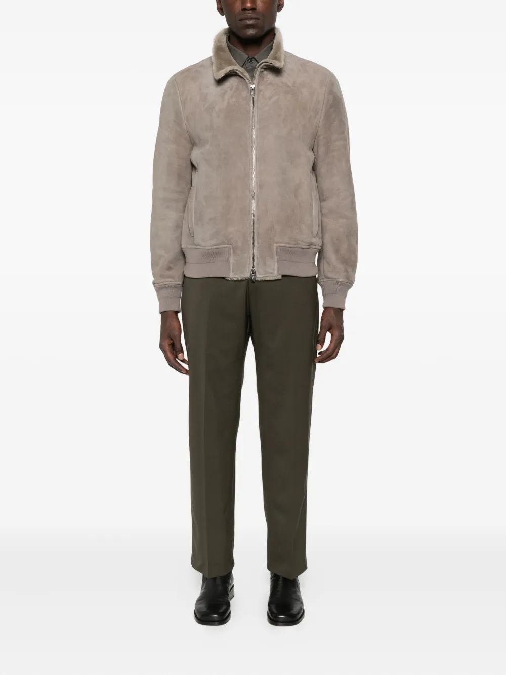 PT Torino button-fastening trousers - Groen
