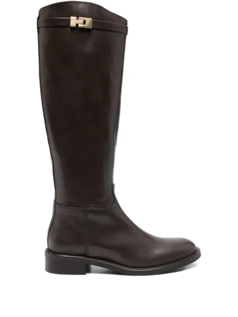 Julie Dee 30mm buckle-fastening leather boots