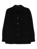Tagliatore button-fastening patch-pocket jacket - Black