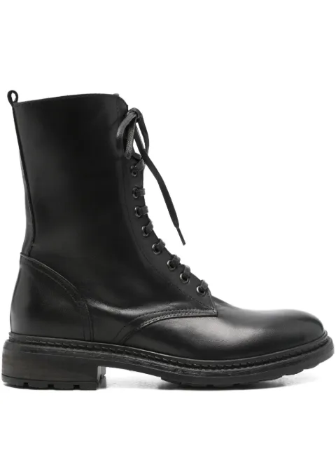 Julie Dee lace-up leather boots