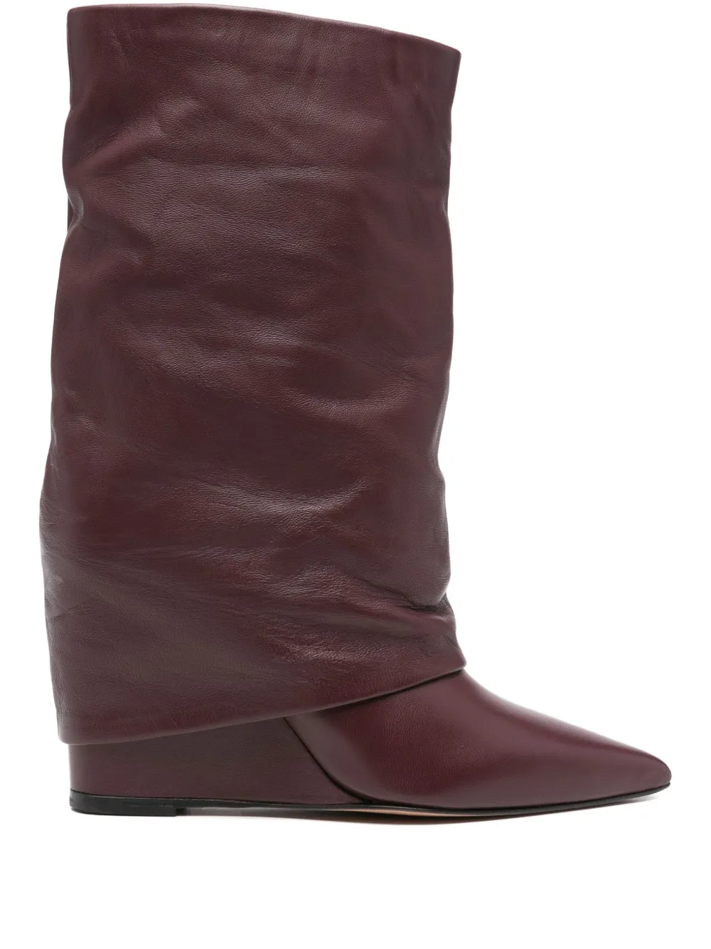 The Seller 90mm slouchy calf-leather boots | Red | Image 1