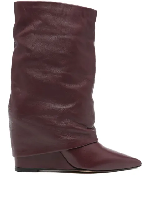 The Seller 90mm slouchy calf-leather boots
