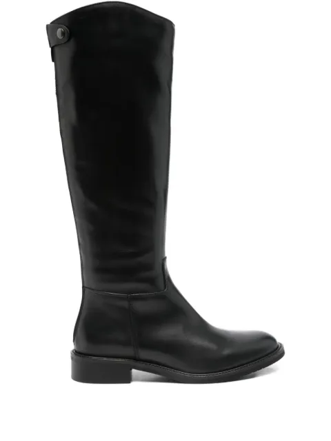 Julie Dee knee-high leather boots