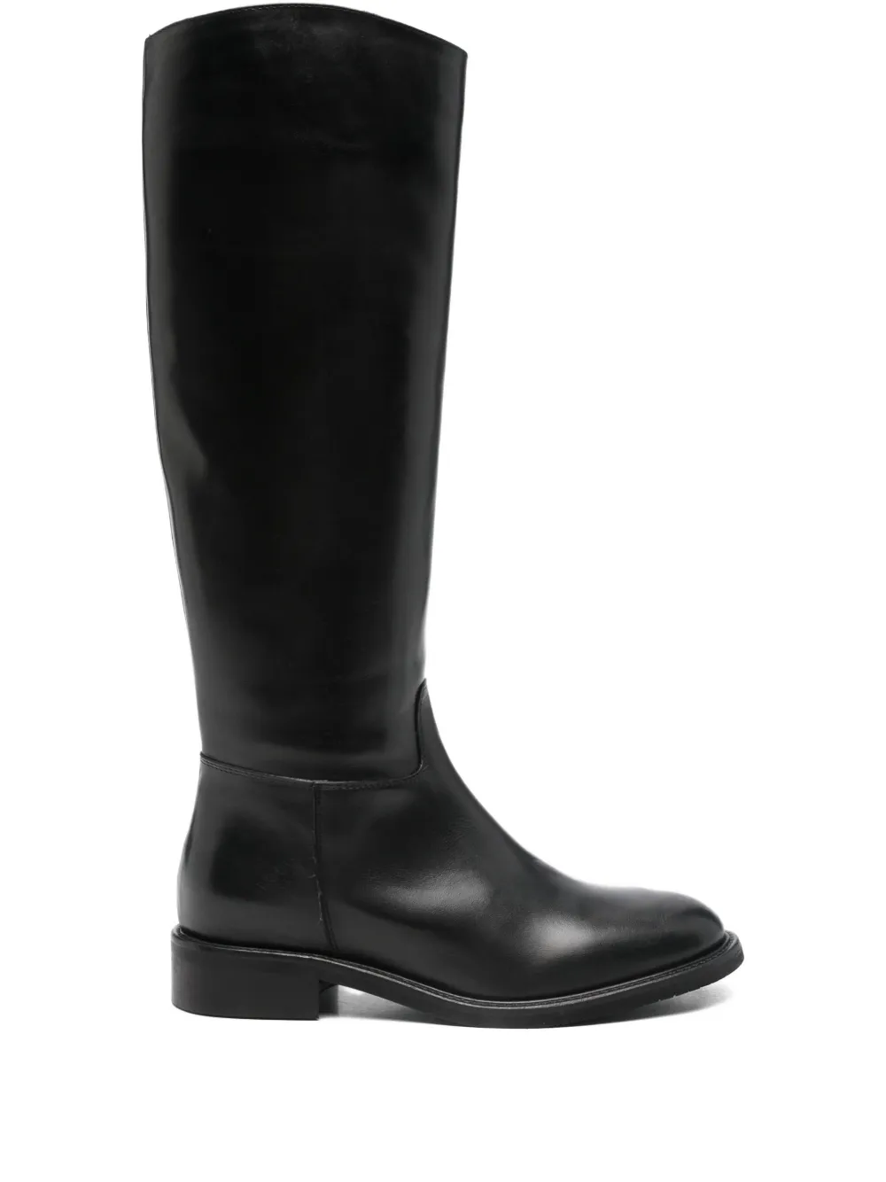 Julie Dee 30mm Calf-leather Boots In Black