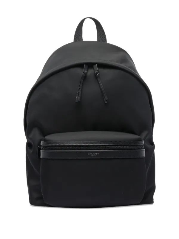 Saint Laurent zip-pocket Backpack | Black | FARFETCH