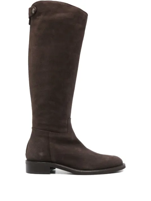 Julie Dee 30mm knee-high suede boots
