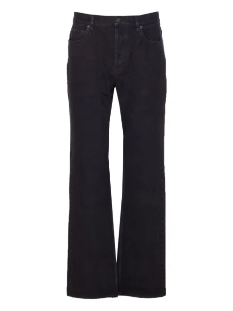 Saint Laurent classic-five pockets logo-patch jeans