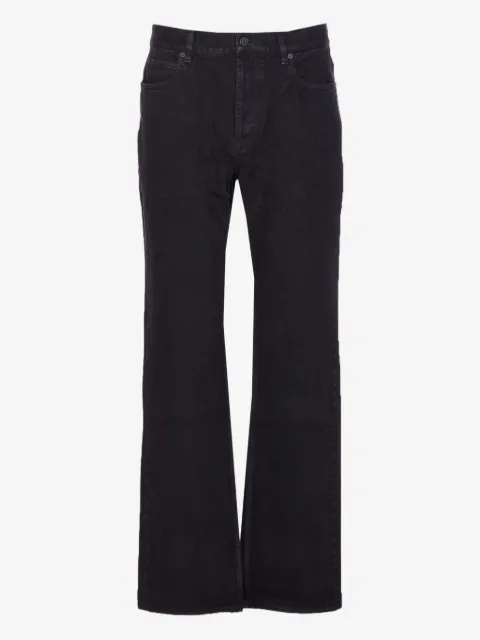 Saint Laurent classic-five pockets logo-patch jeans