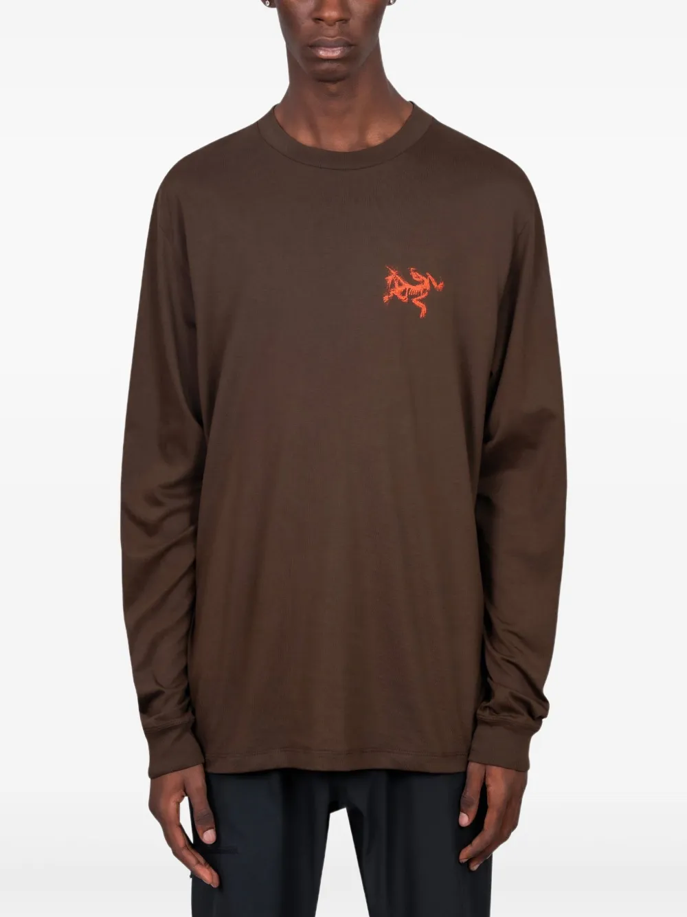 Arc'teryx Kragg Bird Tile cotton T-shirt - ブラウン Arc'teryx Kragg Bird Tile cotton T-shirt - ブラウン