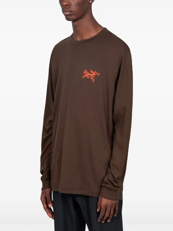 Arc'teryx Kragg Bird Tile Cotton T-shirt | Brown | FARFETCH
