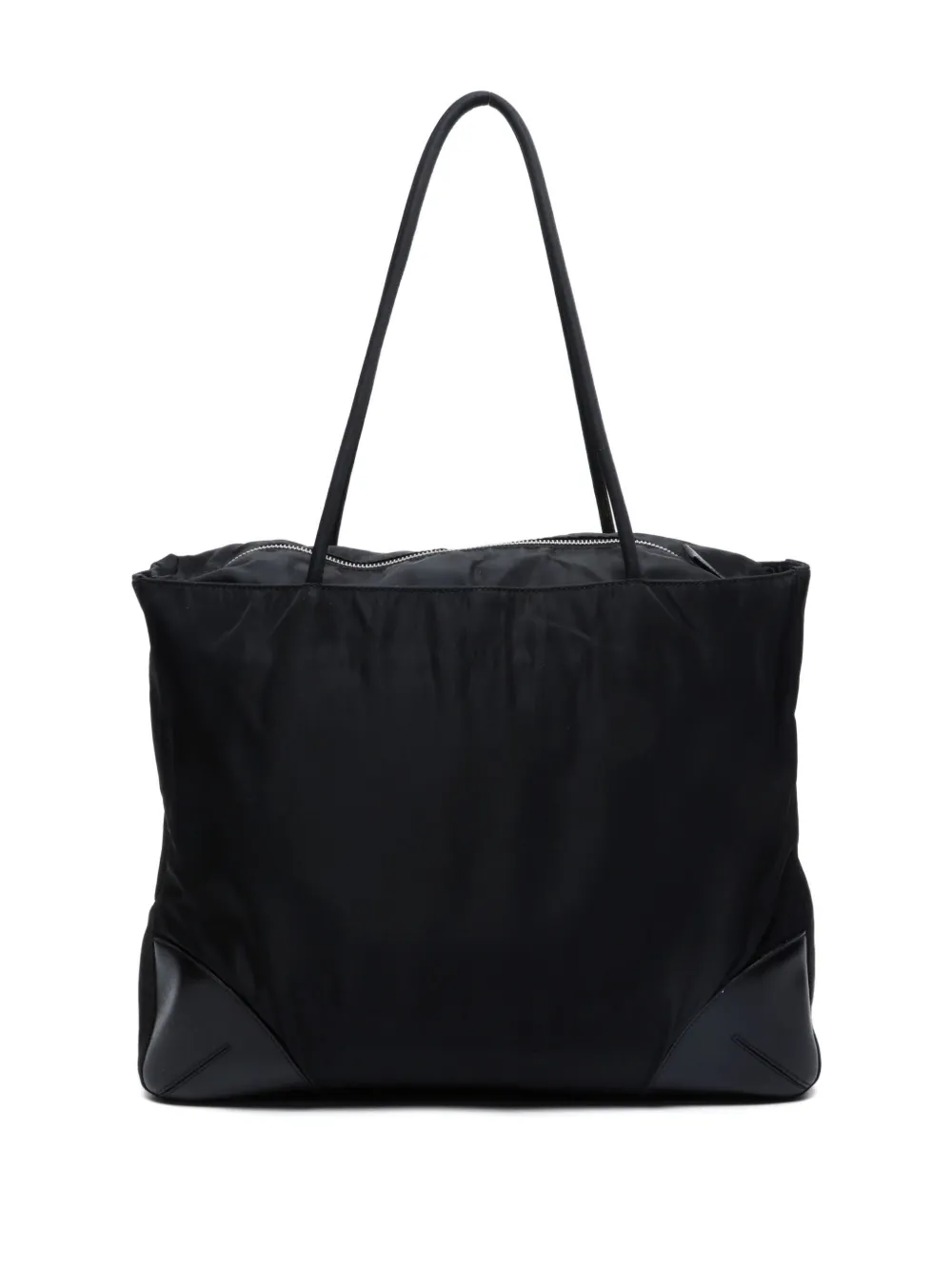 Prada Pre-Owned 1990-2000 medium logo-plaque tote bag | Image 2