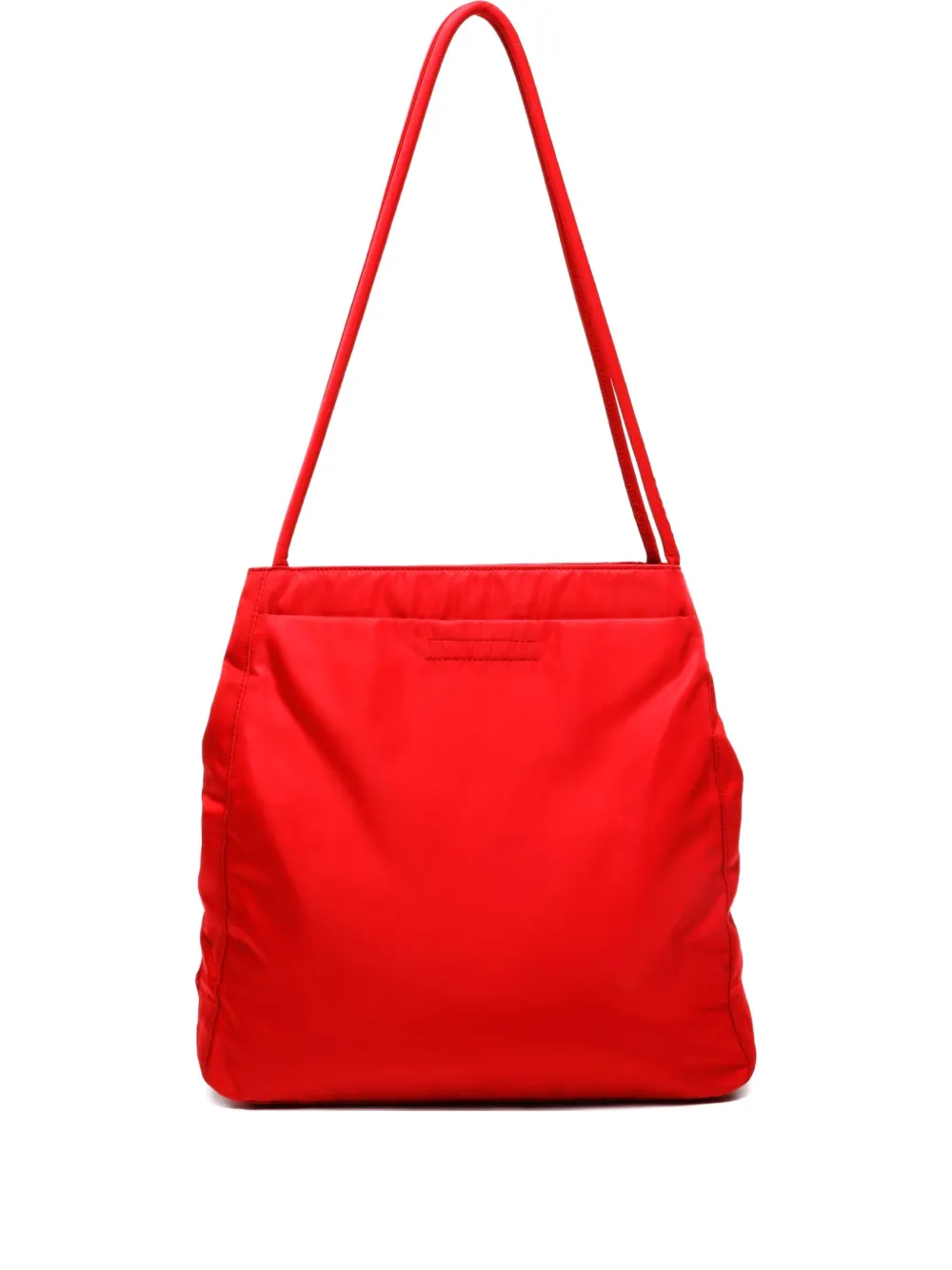 Pre-owned Prada 2000-2010s Medium Rectangular-shape Shoulder Bag In Red