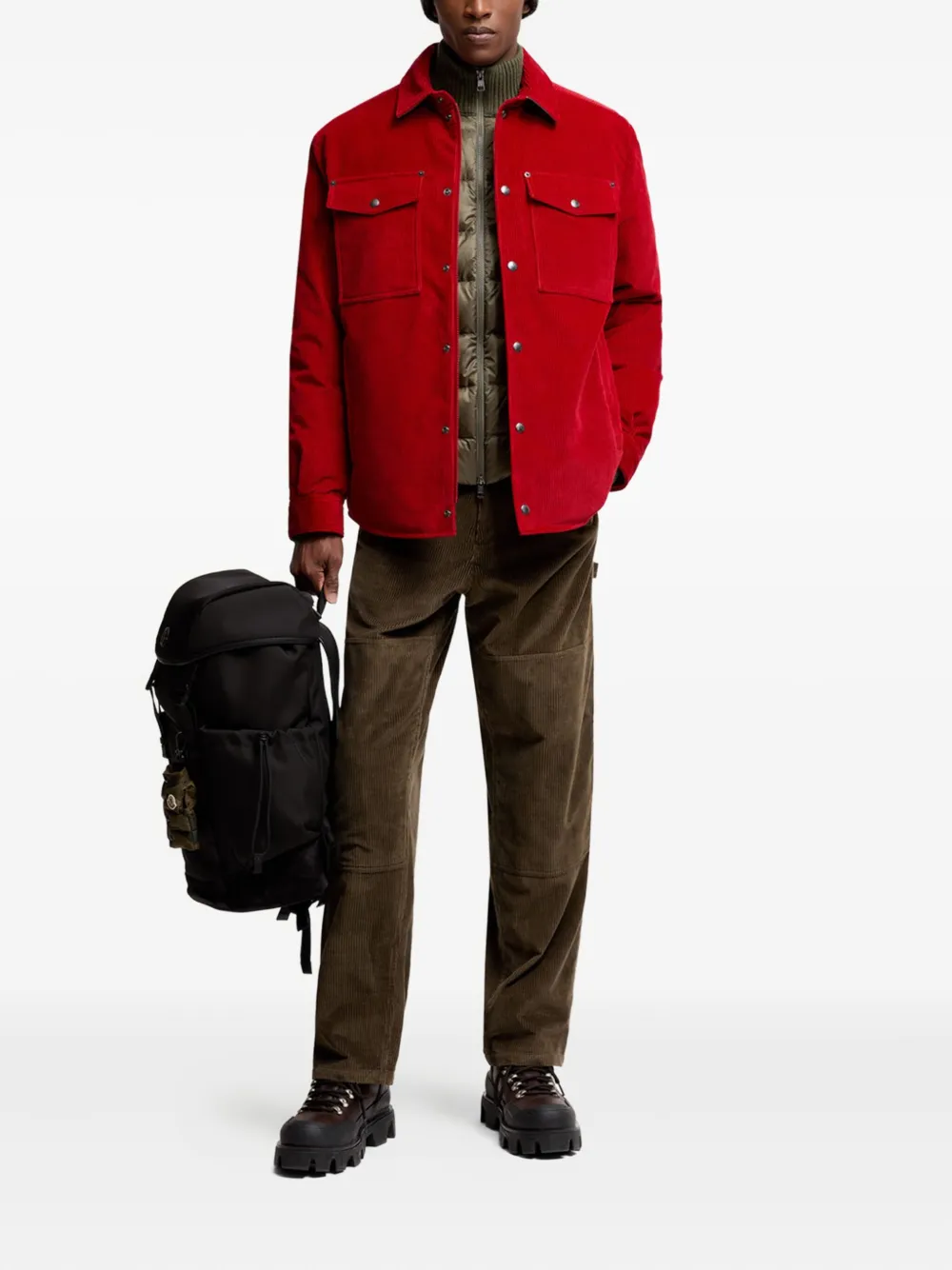 Moncler corduroy trousers - Groen