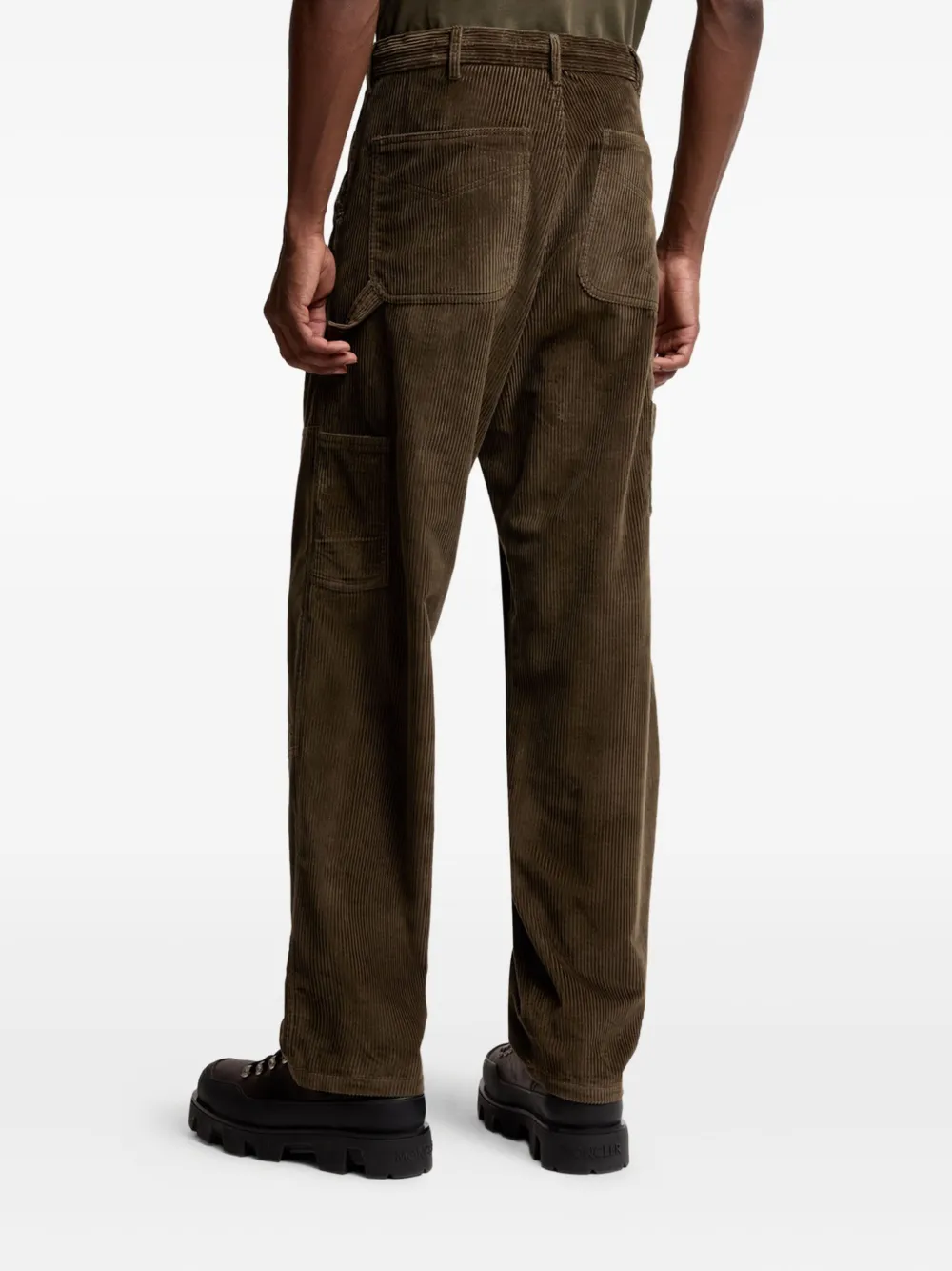 Moncler Ribfluwelen broek Groen