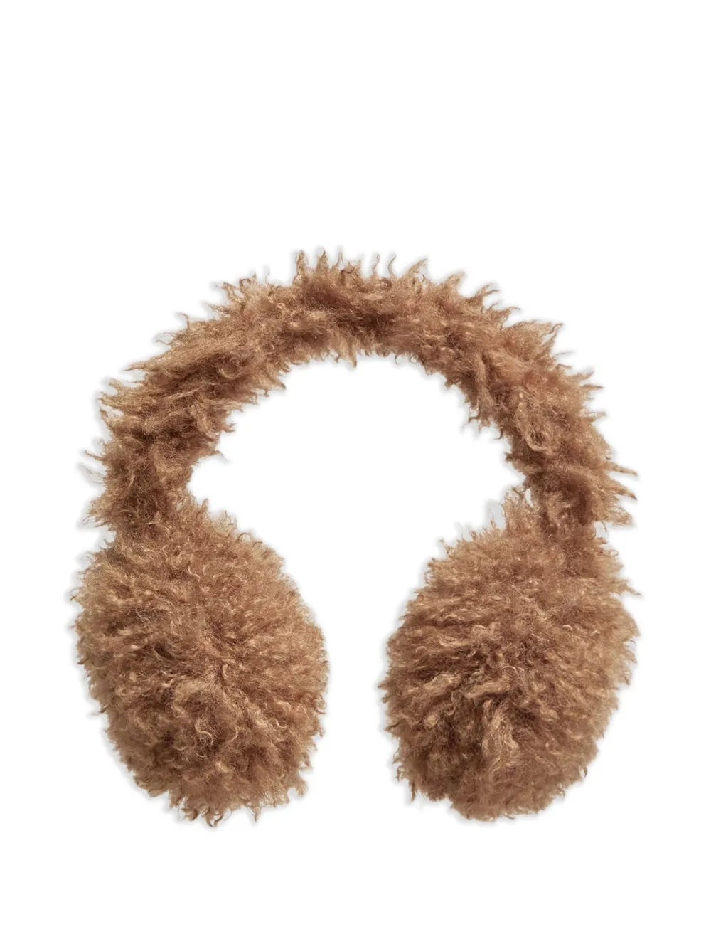 Moncler textured earmuffs | Brown | Image 1