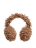 Moncler textured earmuffs - Brown