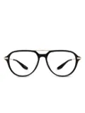 Safilo Team round-frame double-bridge glasses - Black