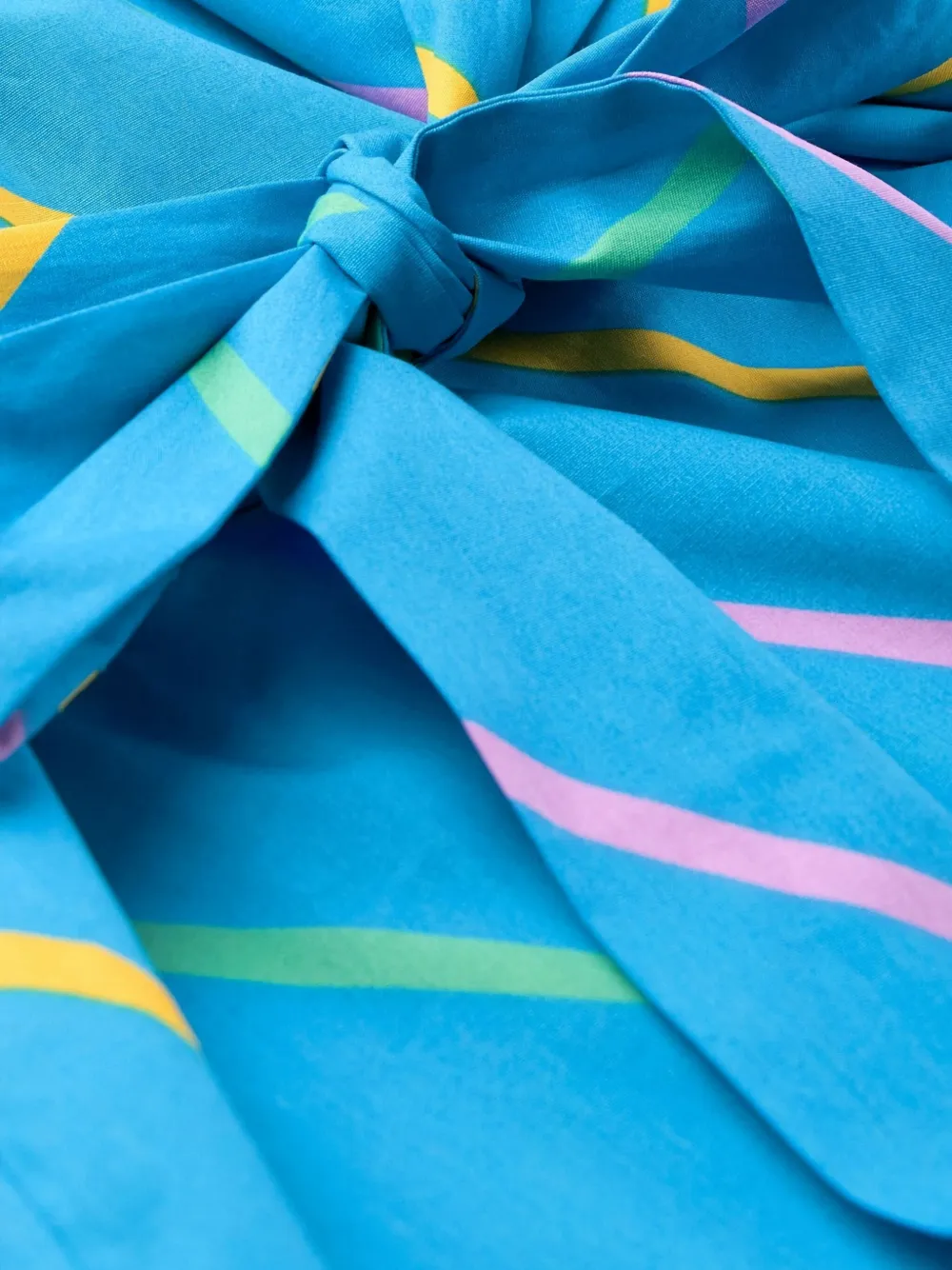 ROTATE BIRGER CHRISTENSEN Jurk met pofmouwen Blauw