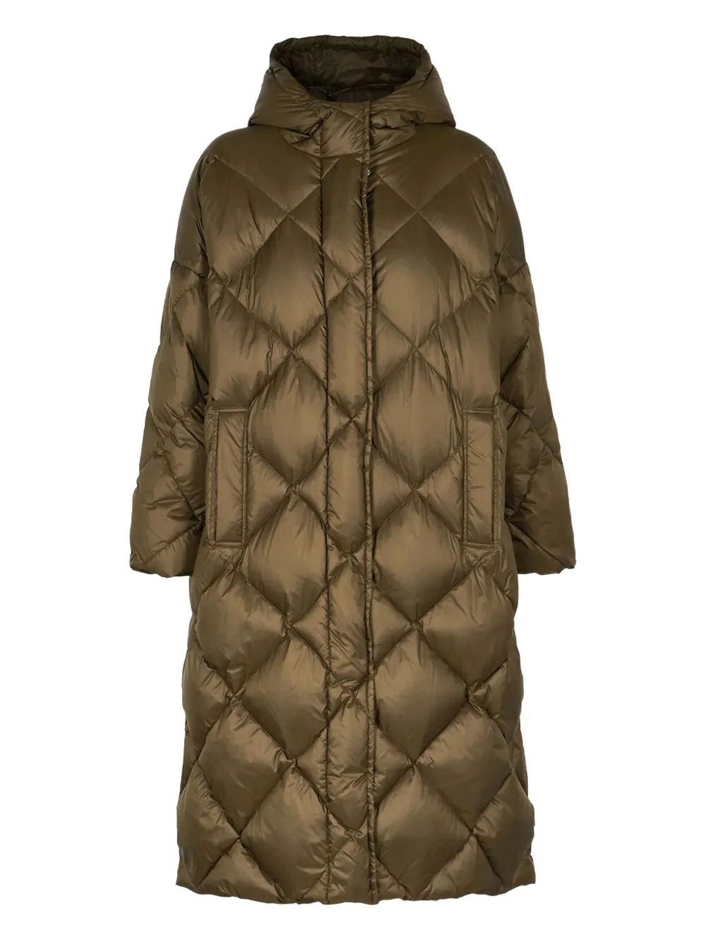 STAND STUDIO Farrah quilted coat Groen