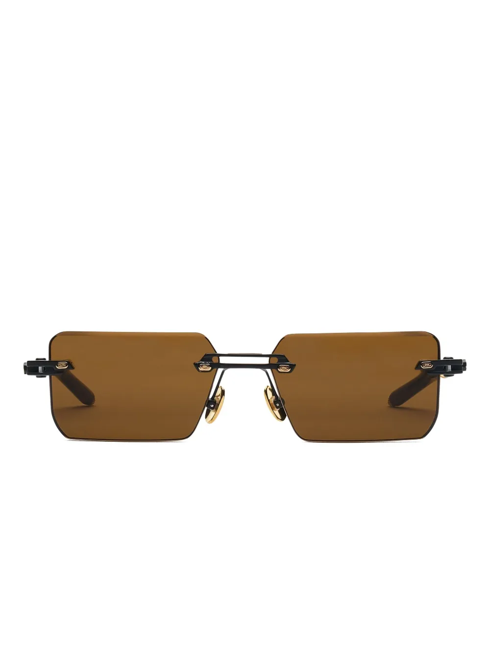 T Henri Eyewear Evija スクエアフレーム サングラス - ブラウン T Henri Eyewear Evija スクエアフレーム サングラス - ブラウン