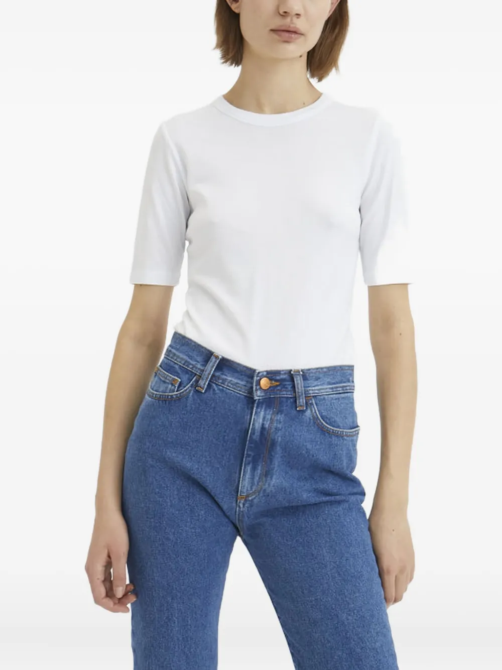 Rodebjer T-shirt met korte mouwen Wit