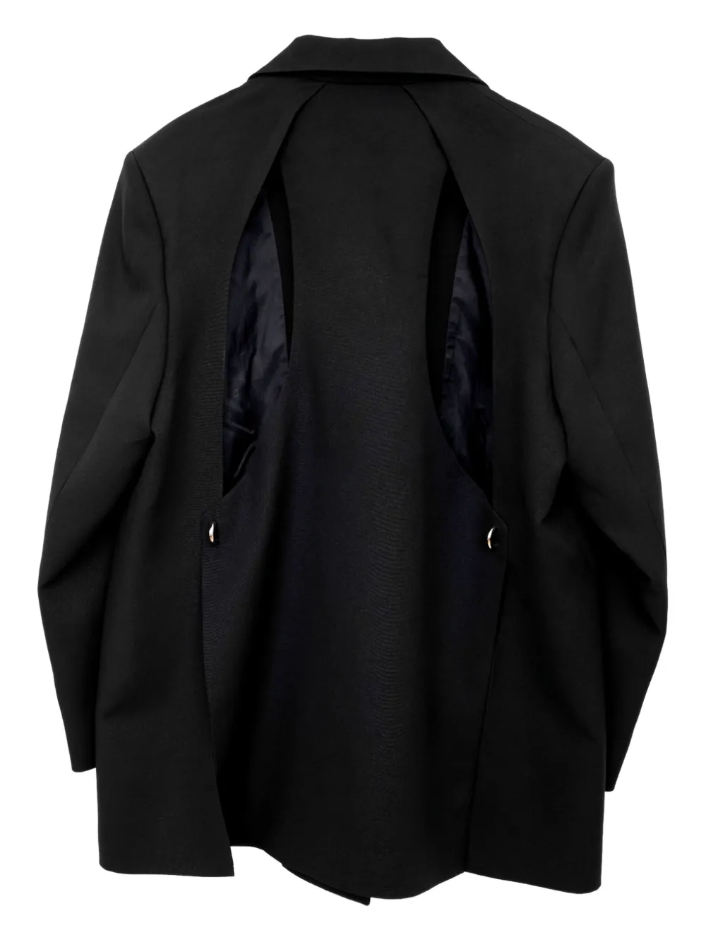 Kata Szegedi Roisin Pierced Blazer In Black