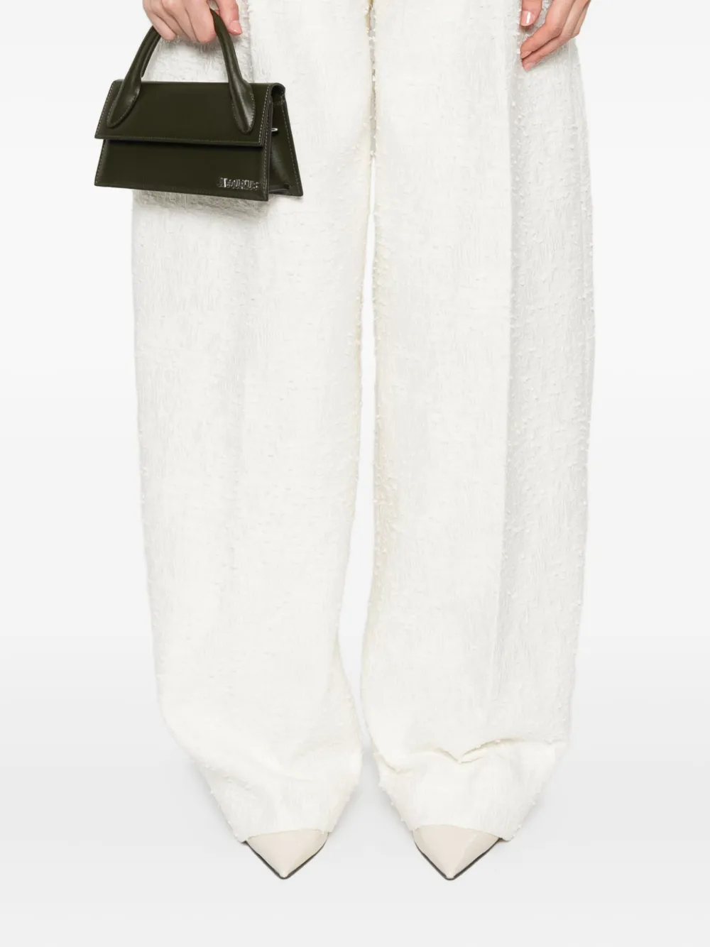 Jacquemus Le Chiquito Long shopper met handvat Groen