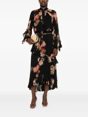 関税送料込み♦ZIMMERMANN ロングスカート セール】高身長 接触冷感ライトチノAラインロングスカート