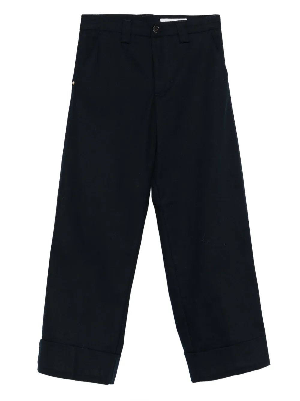 White Sand cuffed button-fly trousers | Blue | Image 1