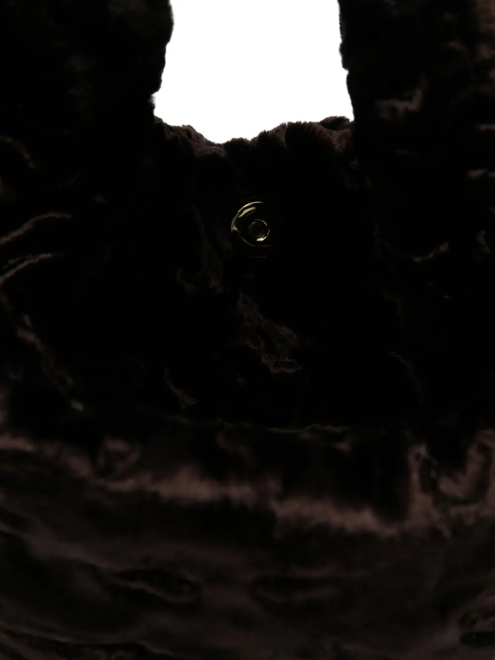 la milanesa Shopper met textuur Bruin