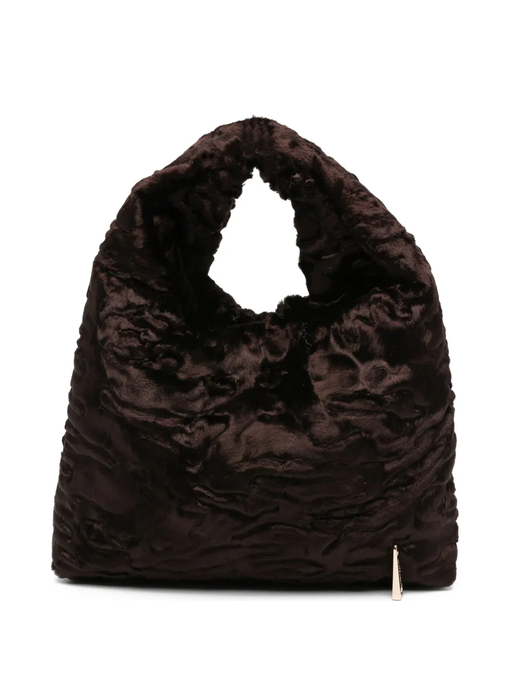 la milanesa textured tote bag | Brown | Image 1