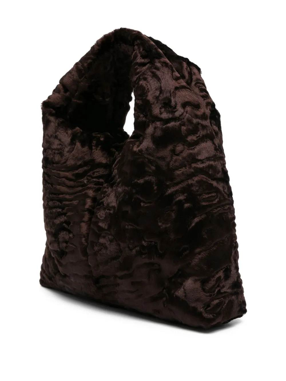 La milanesa Shopper met textuur - Bruin