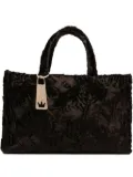 la milanesa Liliana floral-pattern tote bag - Brown