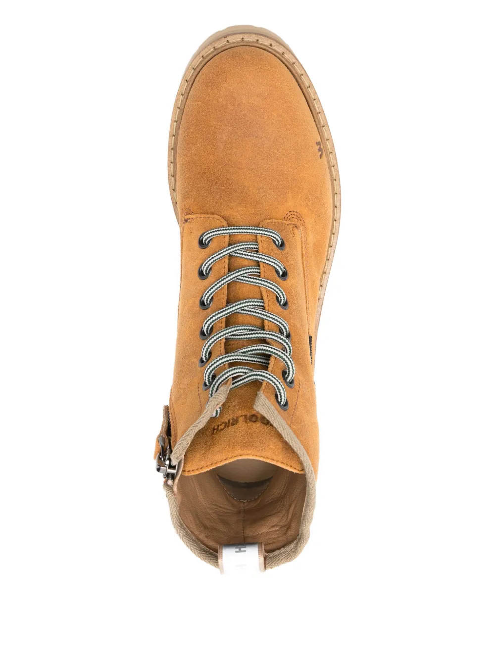 Woolrich lace-up platform boots Brown
