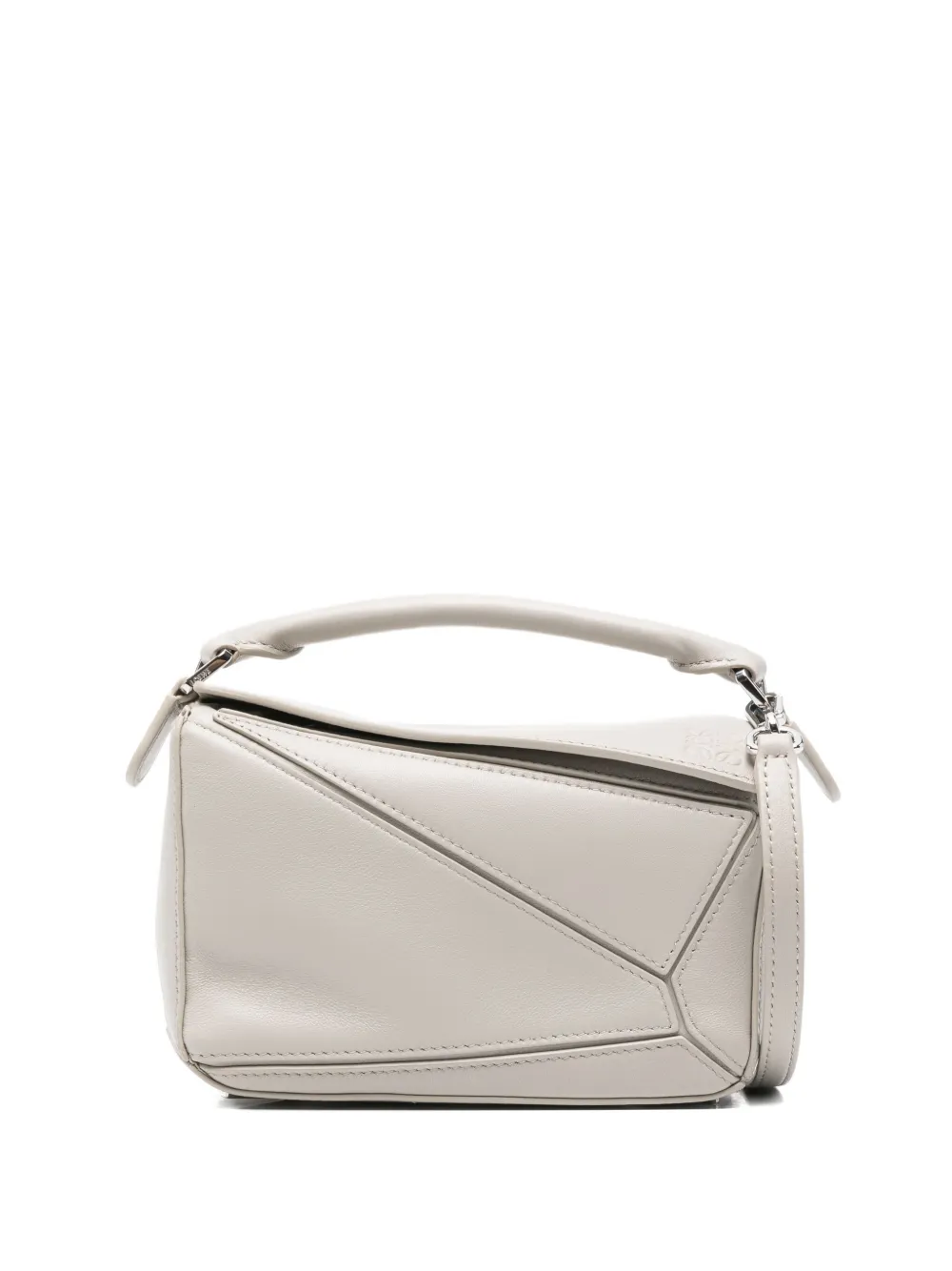 LOEWE Borsa a tracolla Feather Puzzle mini - Grigio