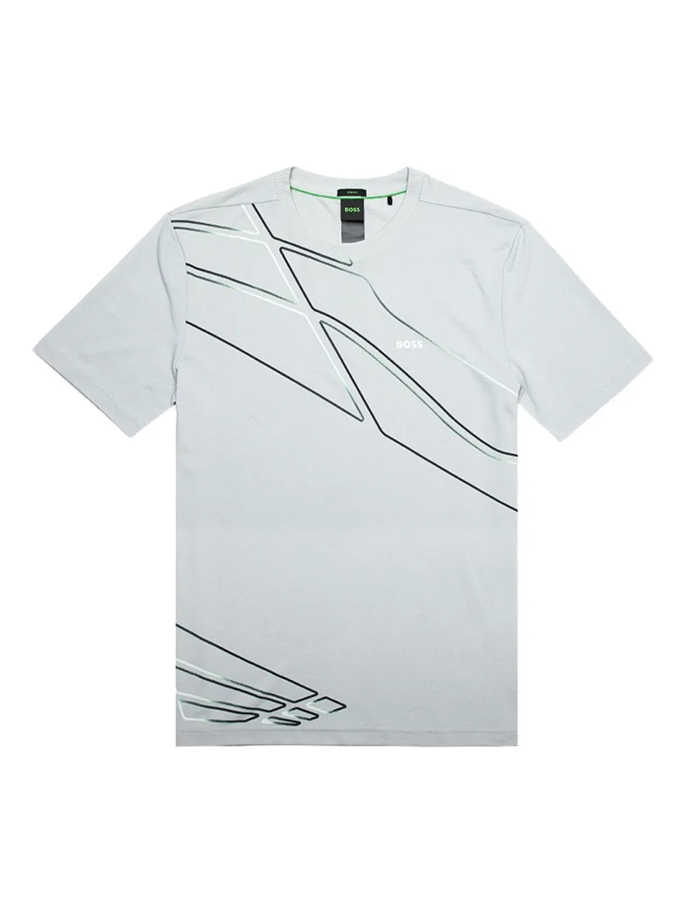 BOSS graphic-print T-shirt - グレー BOSS graphic-print T-shirt - グレー