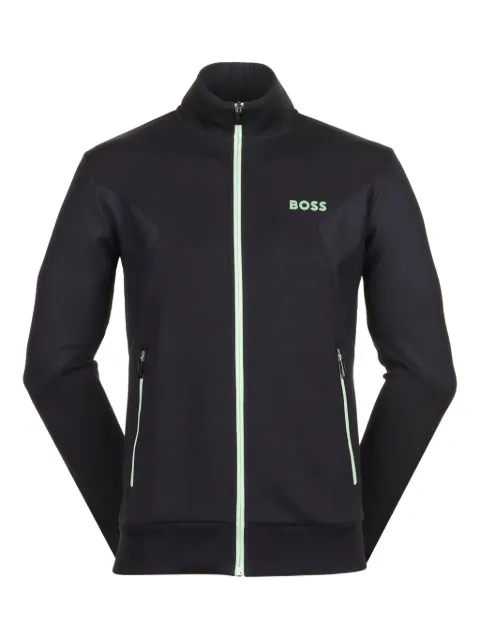 BOSS zip-fastening logo jacket