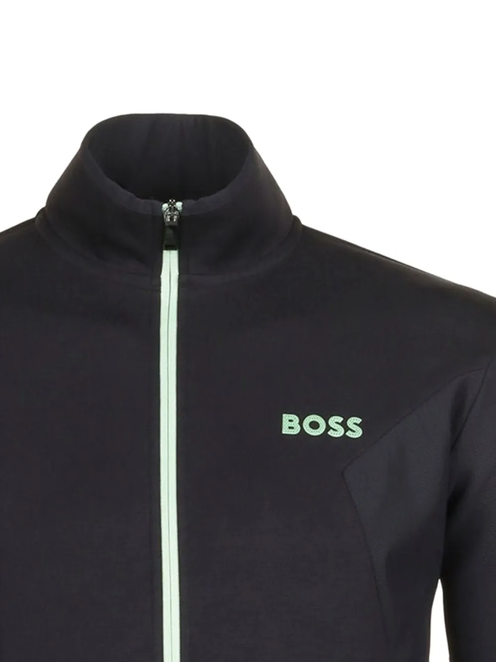 BOSS Jack met ritssluiting en logo Grijs