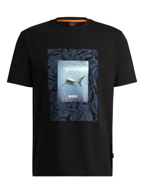 BOSS graphic-print t-shirt